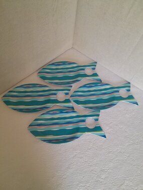 Boston Warehouse Fish Plates, Set of 4